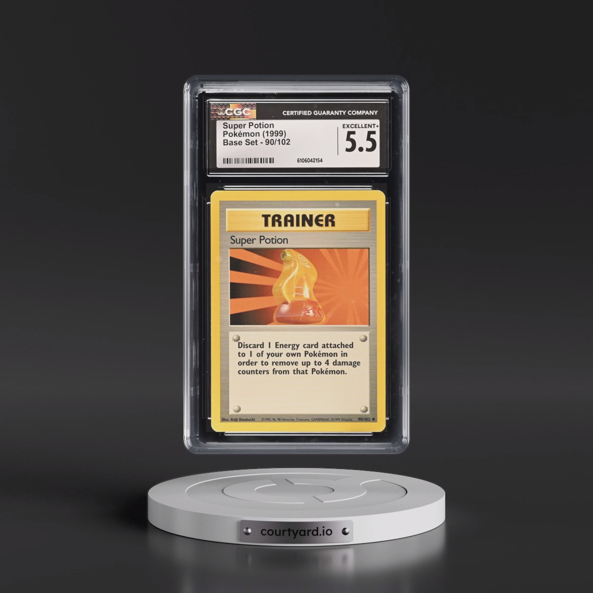 1999 Base Set #90/102 Super Potion (CGC 5.5 EX+)