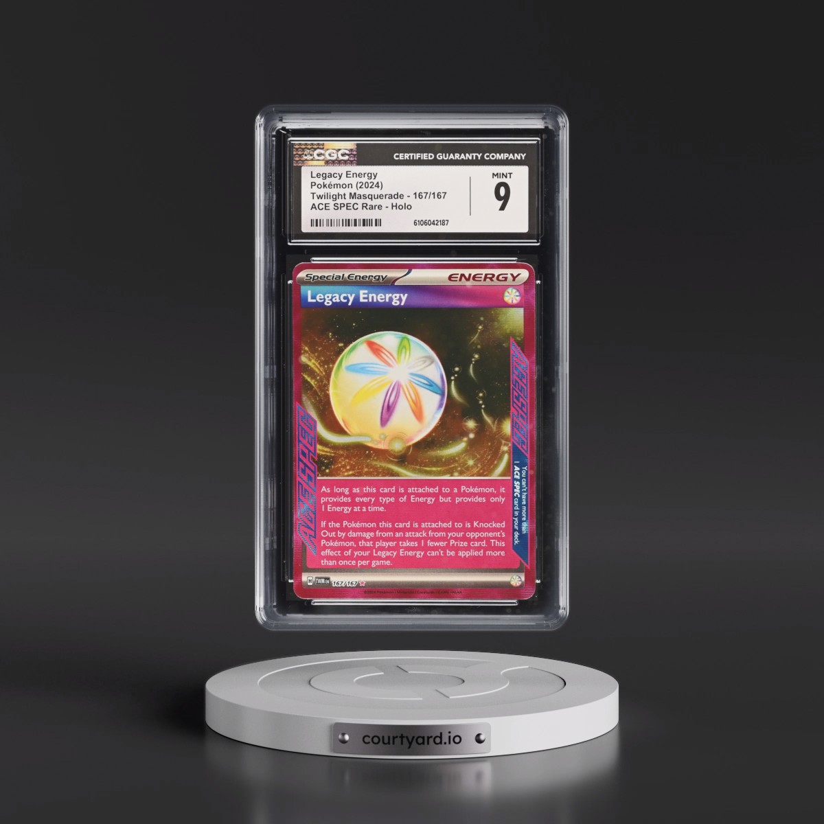2024 Pokémon Twm EN-Twilight Masquerade #167 Legacy Energy (CGC 9 MINT)
