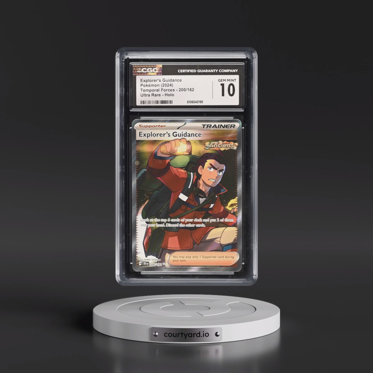 2024 Pokémon Tef EN-Temporal Forces #200 Explorer's Guidance - Ultra Rare (CGC 10 GEM MINT)