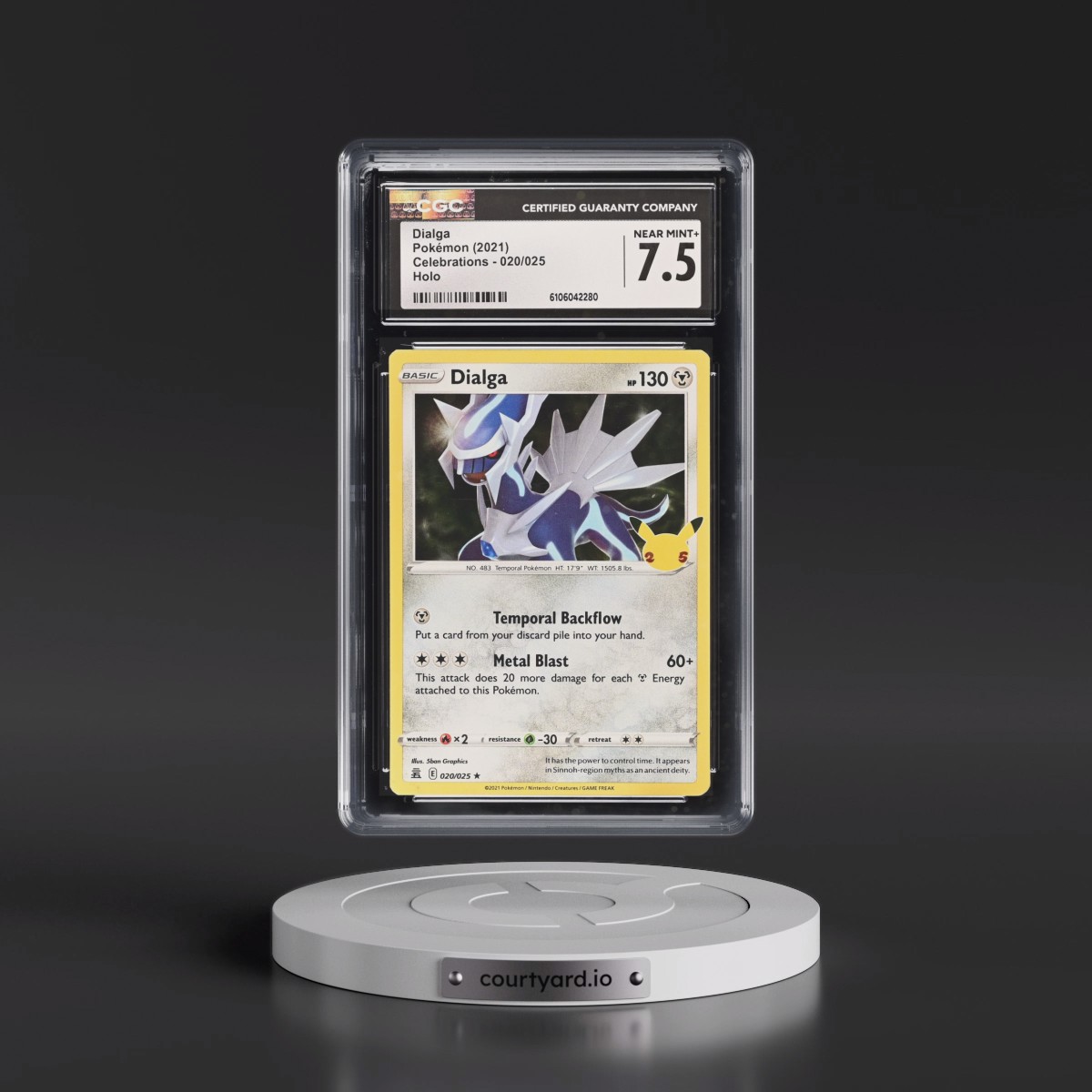 2021 Celebrations #020/025 Dialga - Holo (CGC 7.5 NM+)