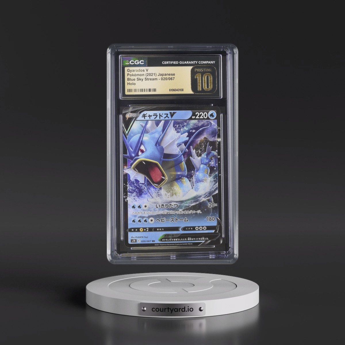 2021 Blue Sky Stream #020/067 Gyarados V - Holo (CGC 10 PRISTINE)