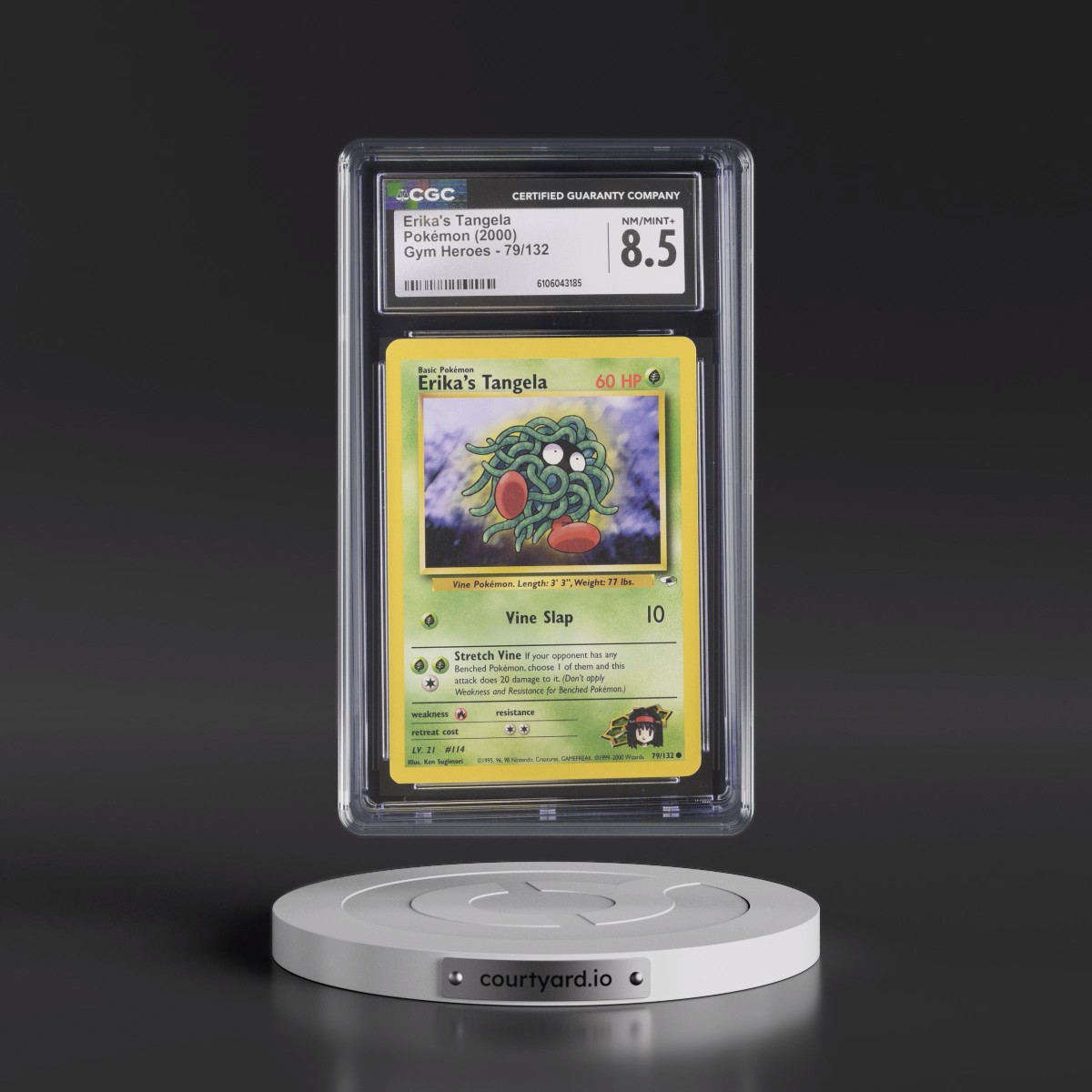 2000 Gym Heroes #79/132 Erika's Tangela (CGC 8.5 NM-MT+)