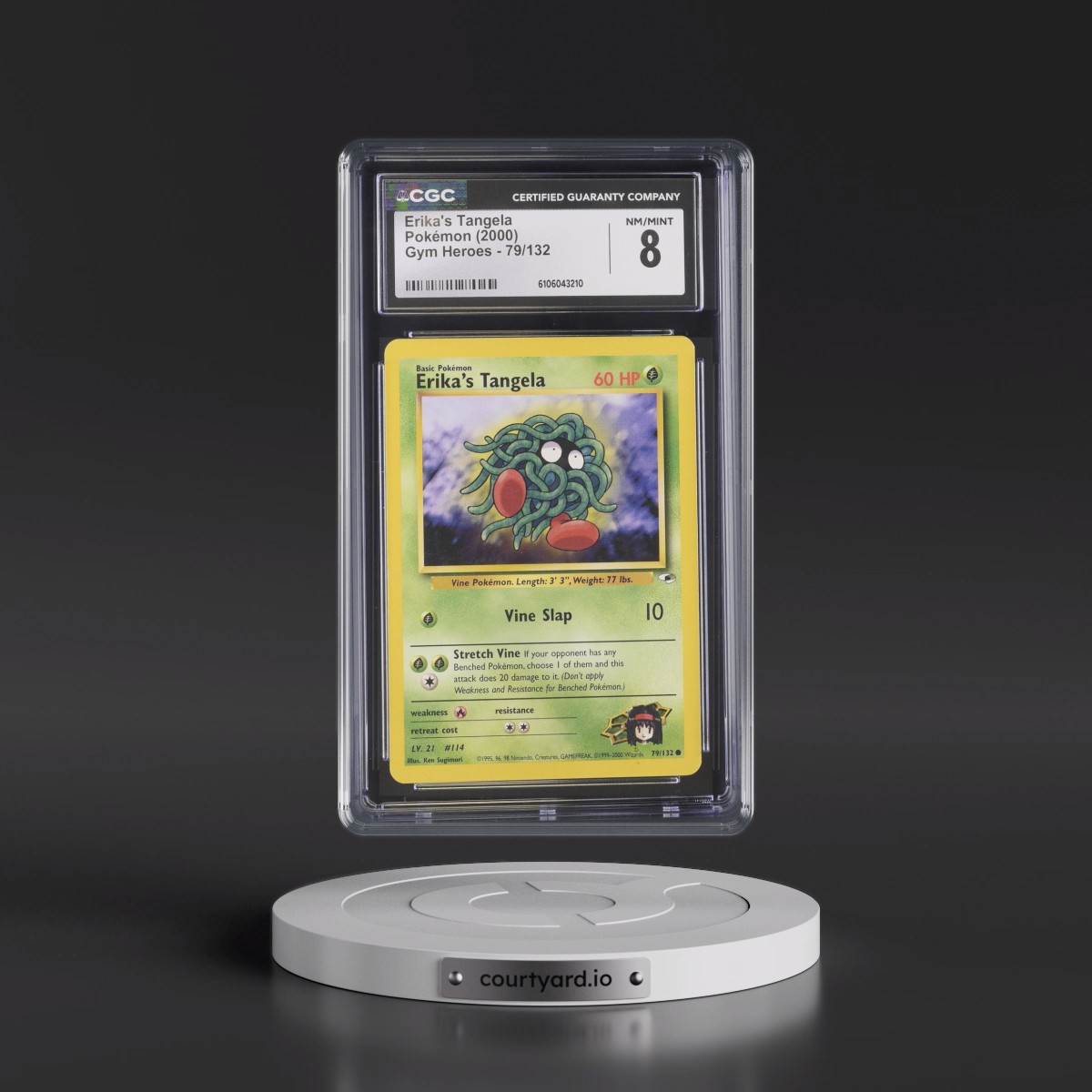 2000 Gym Heroes #79/132 Erika's Tangela (CGC 8 NM-MT)