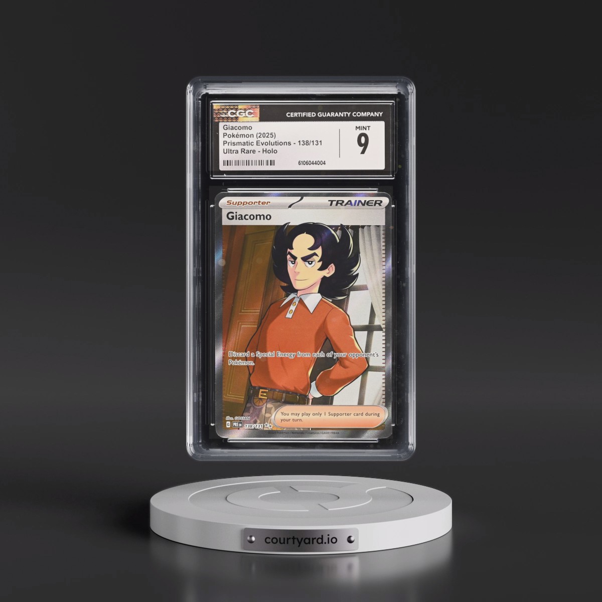 2025 Prismatic Evolutions - PRE EN #138/131 Giacomo - Ultra Rare Holo (CGC 9 MINT)