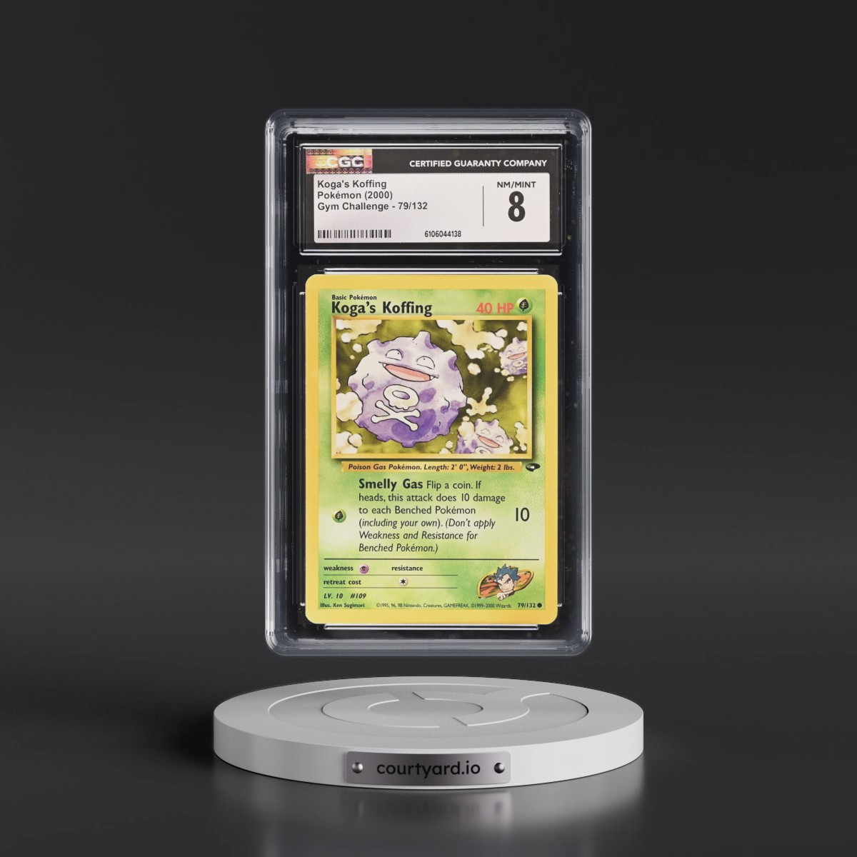 2000 Gym Challenge #79/132 Koga's Koffing (CGC 8 NM-MT)