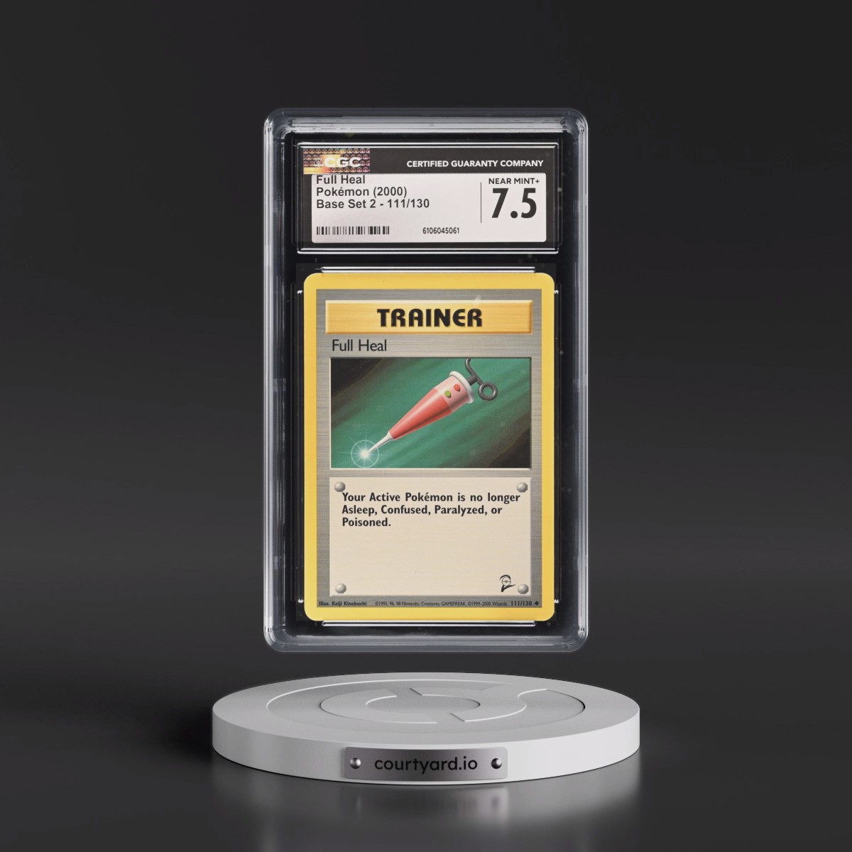 2000 Base Set 2 #111/130 Full Heal (CGC 7.5 NM+)