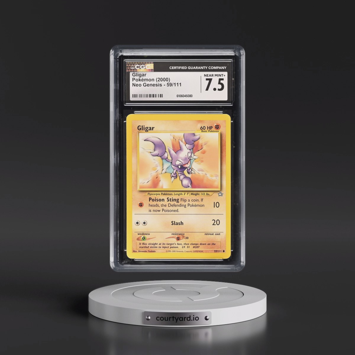 2000 Neo Genesis #59/111 Gligar (CGC 7.5 NM+)