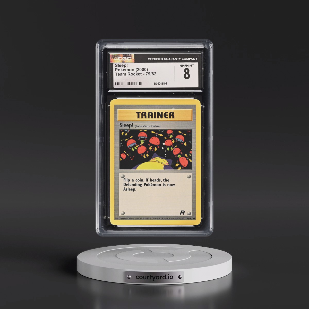 1999 Team Rocket #79/82 Sleep! (CGC 8 NM-MT)