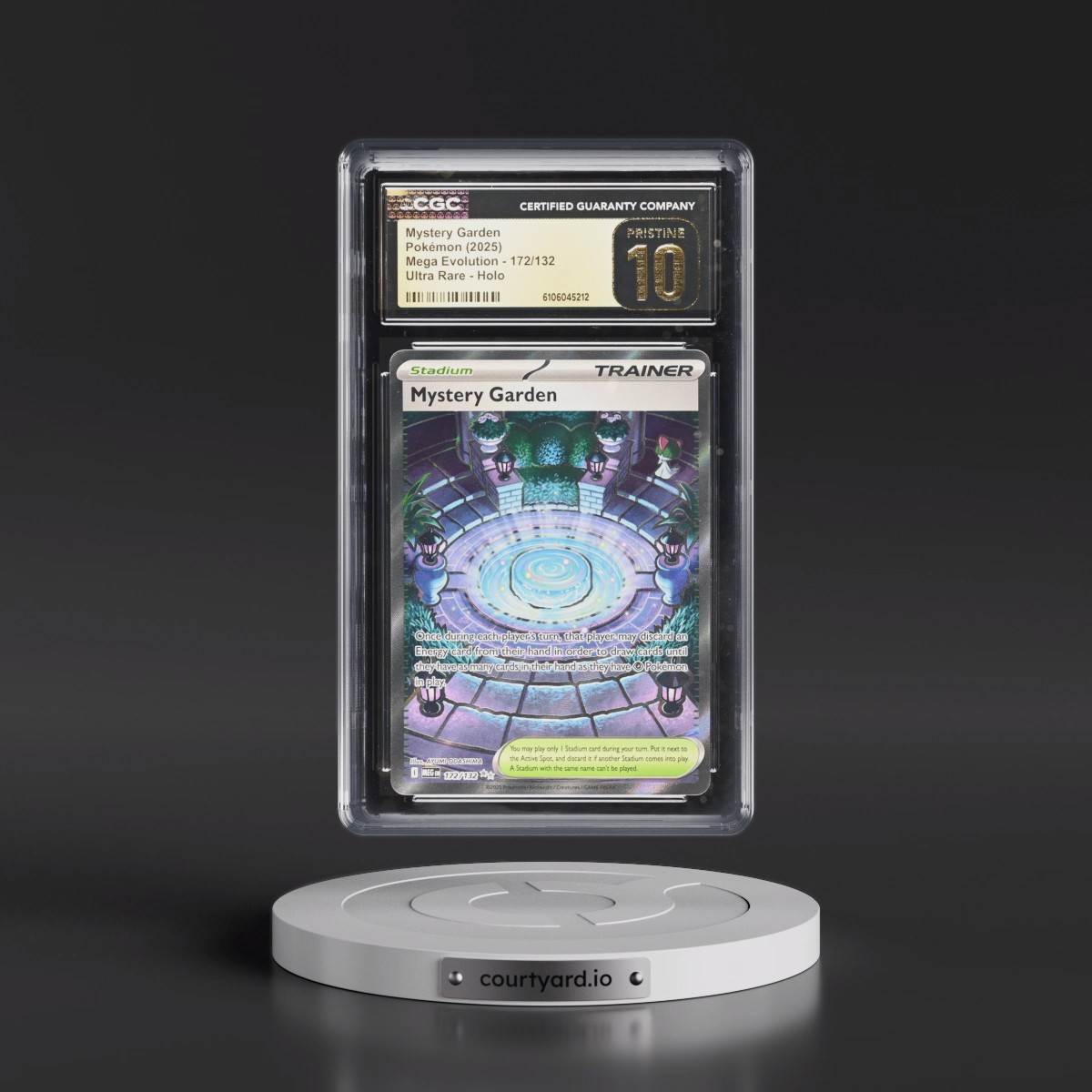 2025 Mega Evolution - MEG EN #172/132 Mystery Garden - Ultra Rare Holo (CGC 10 PRISTINE)
