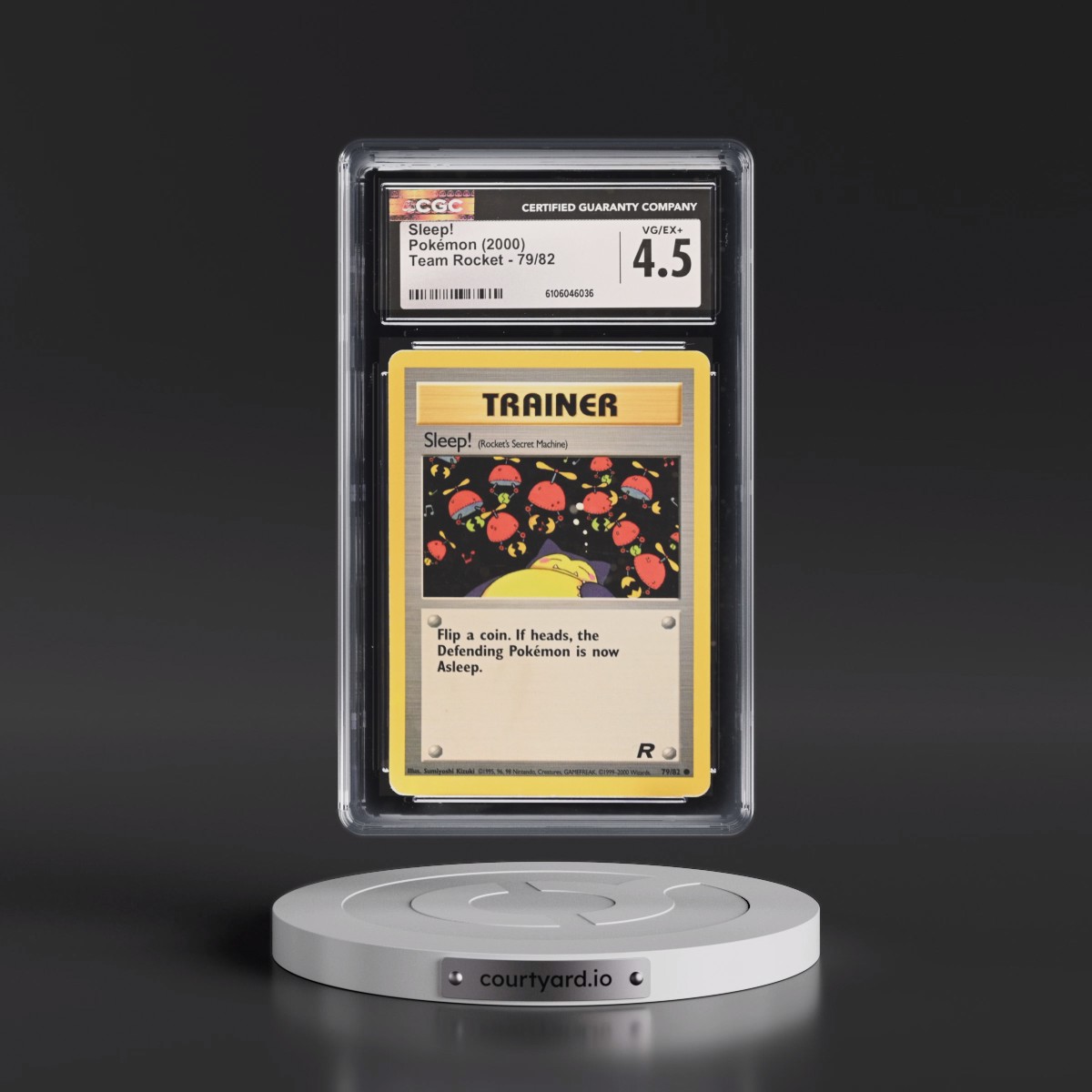 1999 Team Rocket #79/82 Sleep! (CGC 4.5 VG-EX+)