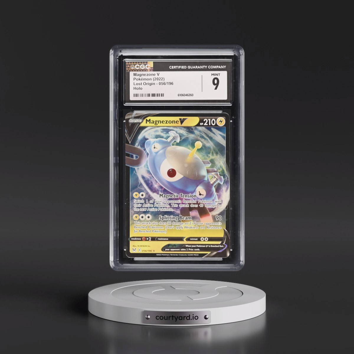2022 Lost Origin #056/196 Magnezone V - Holo (CGC 9 MINT)