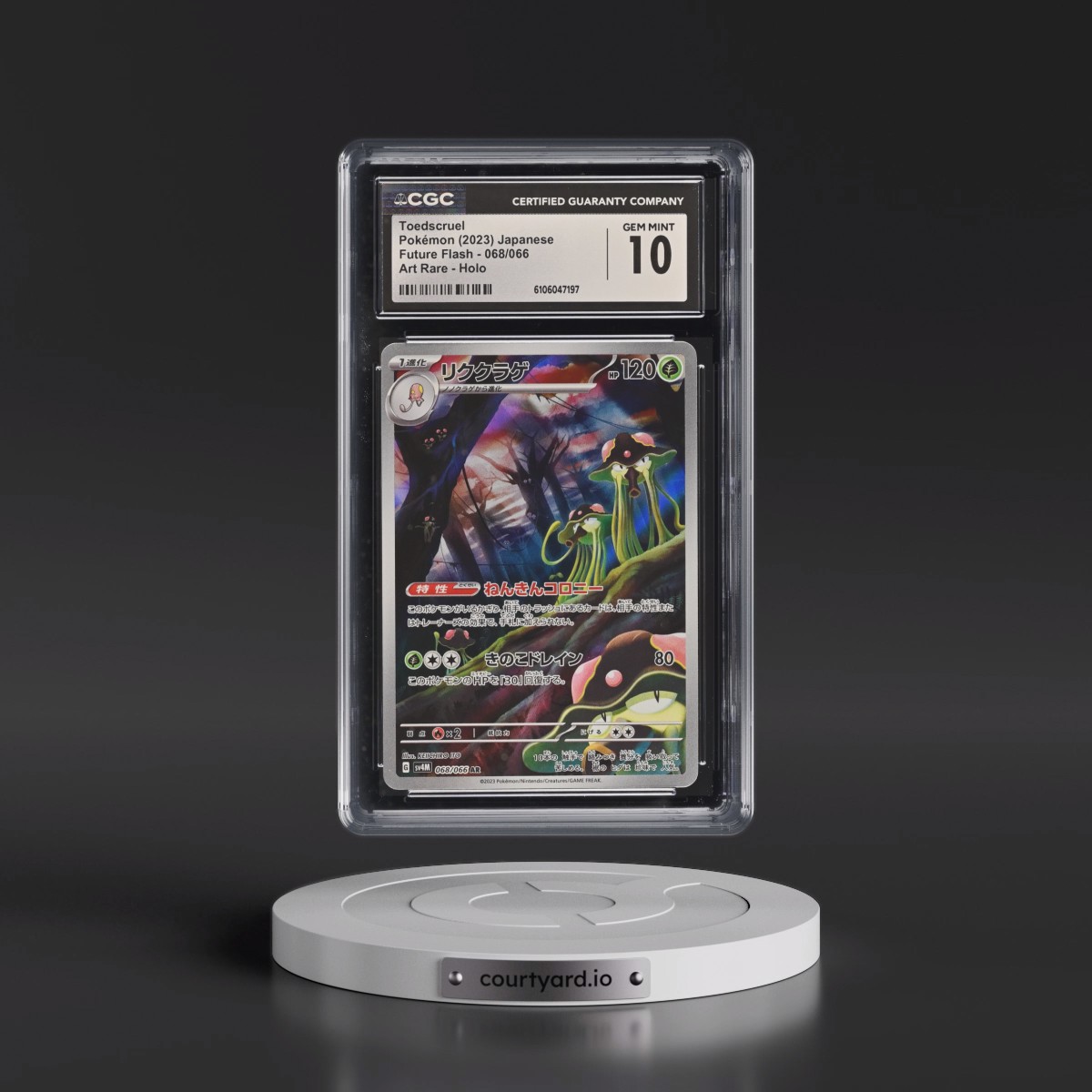 2023 Future Flash #068/066 Toedscruel - Art Rare Holo (CGC 10 GEM MINT)