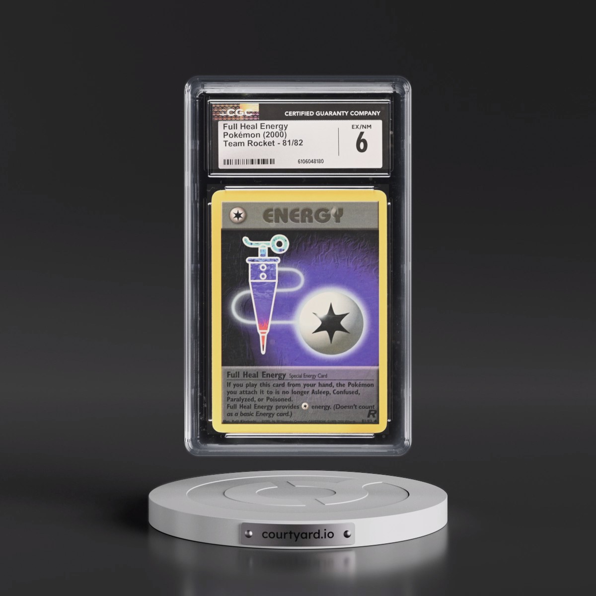 1999 Team Rocket #81/82 Full Heal Energy (CGC 6 EX-NM)