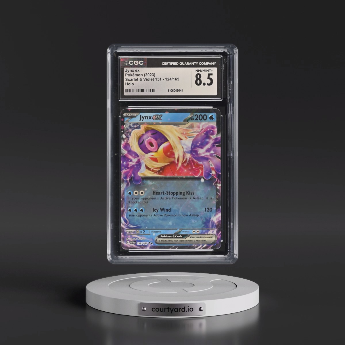 2023 Scarlet & Violet 151 - MEW EN #124/165 Jynx ex - Holo (CGC 8.5 NM-MT+)