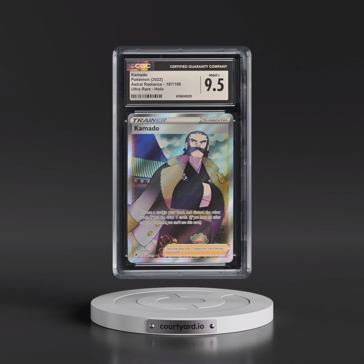 2022 Astral Radiance #187/189 Kamado - Ultra Rare Holo (CGC 9.5 MINT+)