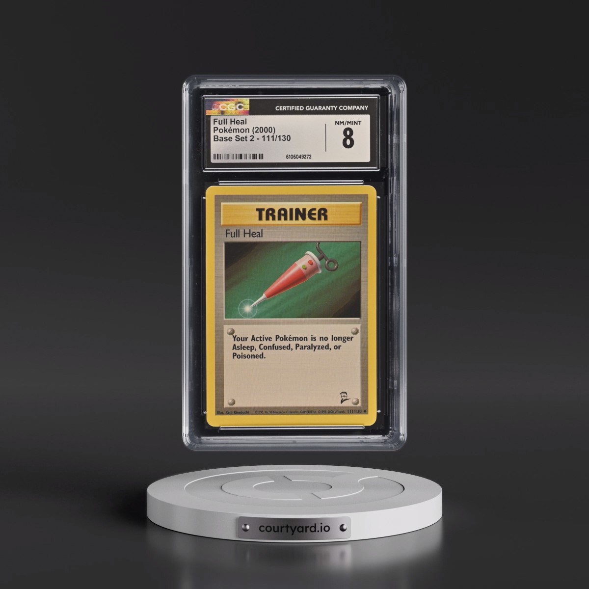 2000 Base Set 2 #111/130 Full Heal (CGC 8 NM-MT)