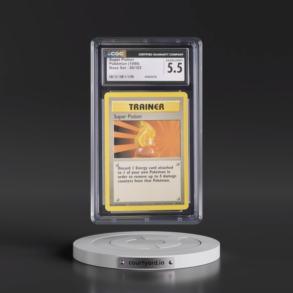 1999 Base Set #90/102 Super Potion (CGC 5.5 EX+)