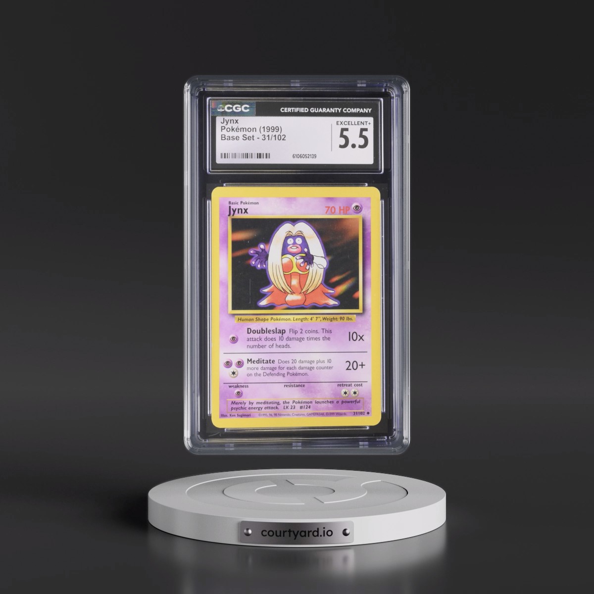 1999 Base Set #31/102 Jynx (CGC 5.5 EX+)
