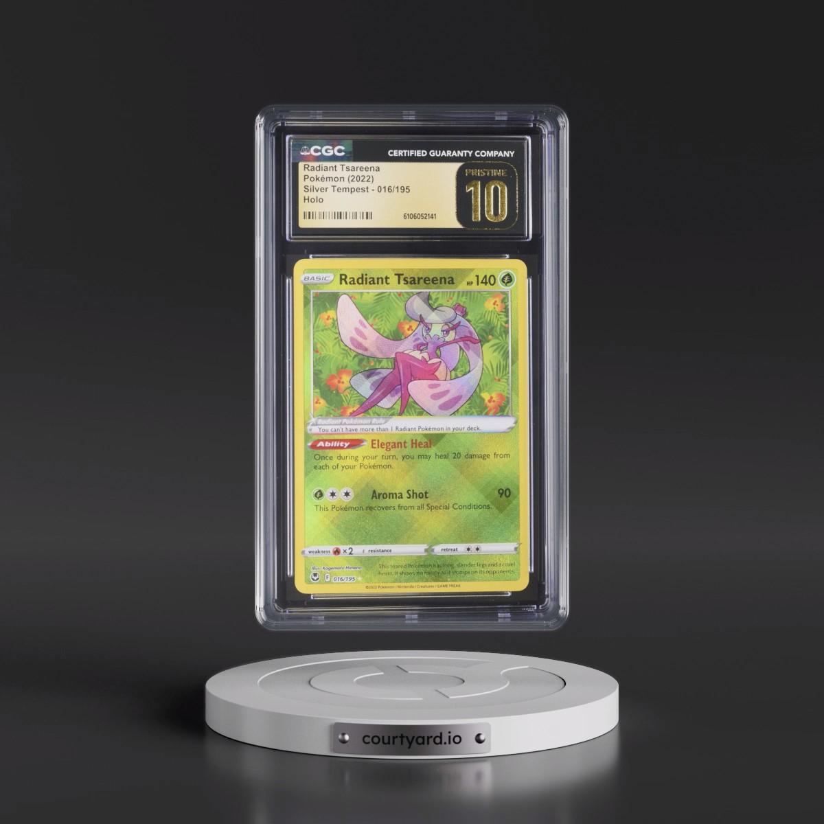 2022 Silver Tempest #016/195 Radiant Tsareena - Holo (CGC 10 PRISTINE)