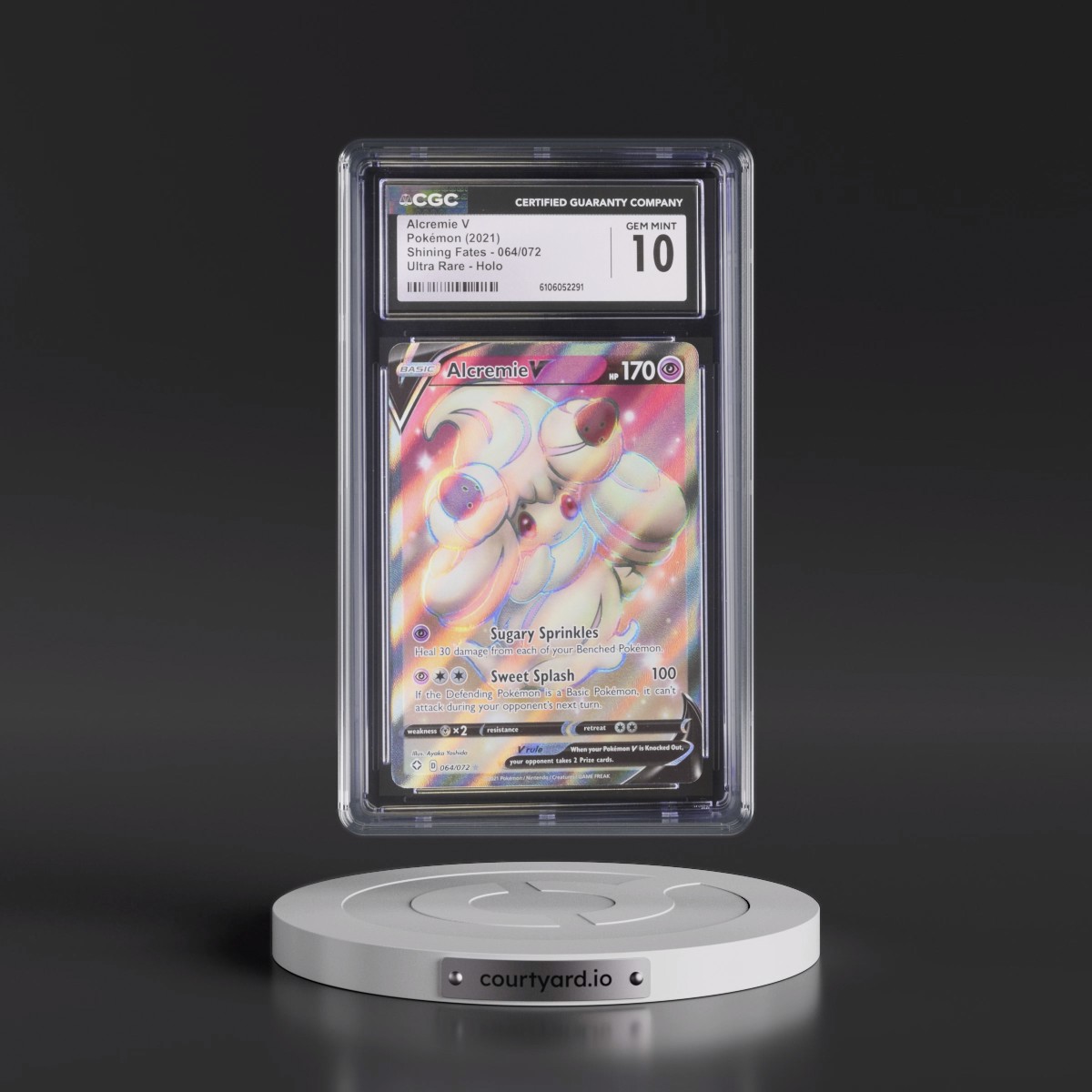 2021 Shining Fates #064/072 Alcremie V - Holo (CGC 10 GEM MINT)