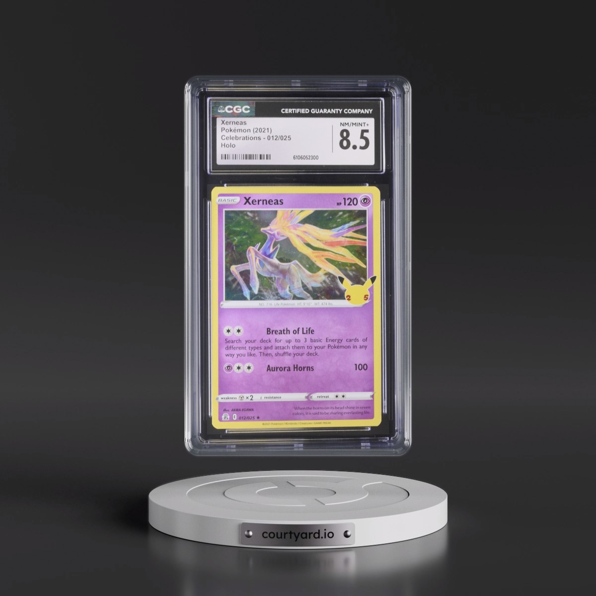 2021 Celebrations #012/025 Xerneas - Holo (CGC 8.5 NM-MT+)