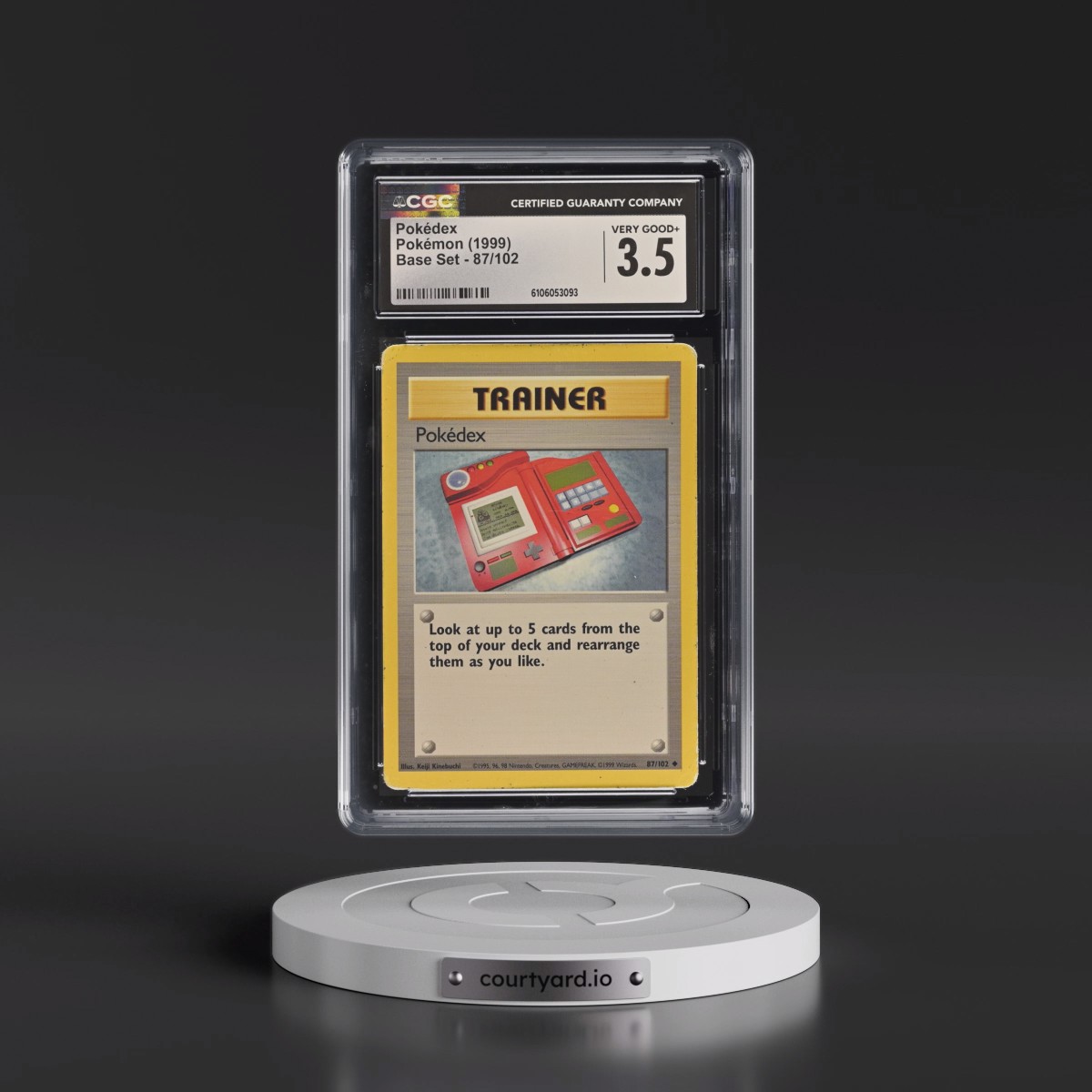 1999 Base Set #87/102 Pokédex (CGC 3.5 VG+)