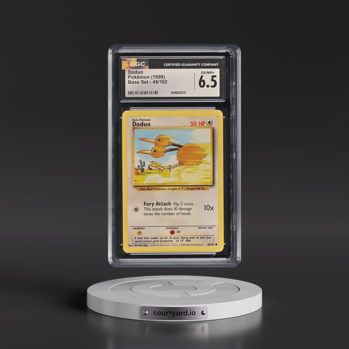 1999 Base Set #48/102 Doduo (CGC 6.5 EX-NM+)
