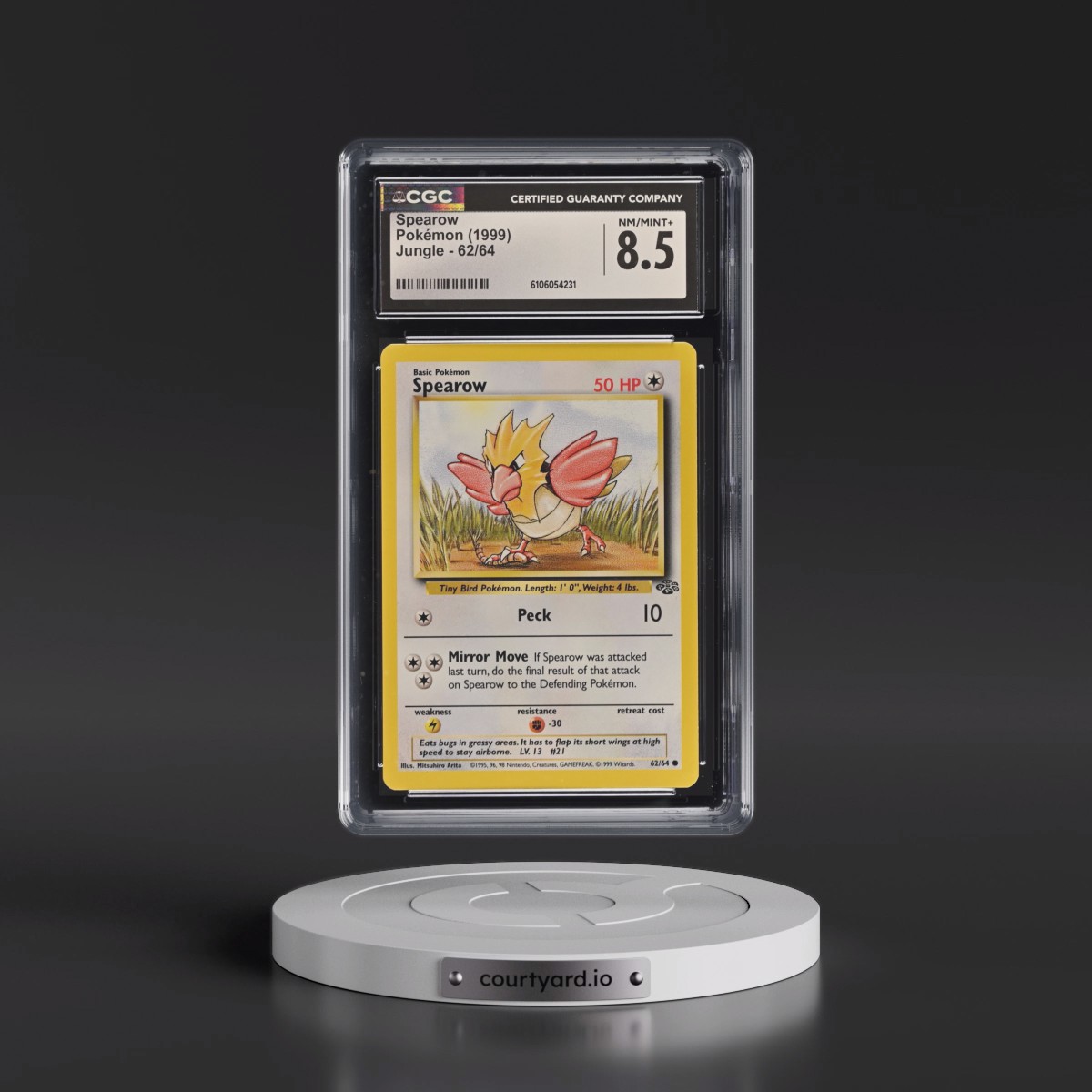 1999 Jungle #62/64 Spearow (CGC 8.5 NM-MT+)