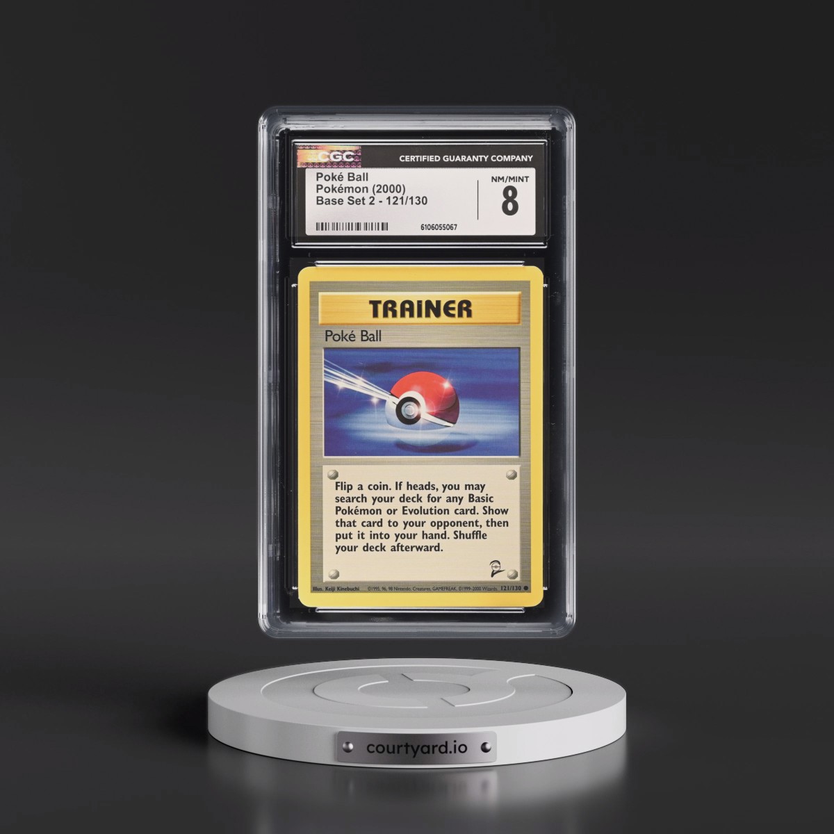 2000 Base Set 2 #121/130 Poké Ball (CGC 8 NM-MT)