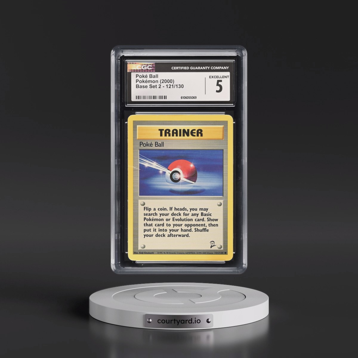 2000 Base Set 2 #121/130 Poké Ball (CGC 5 EX)