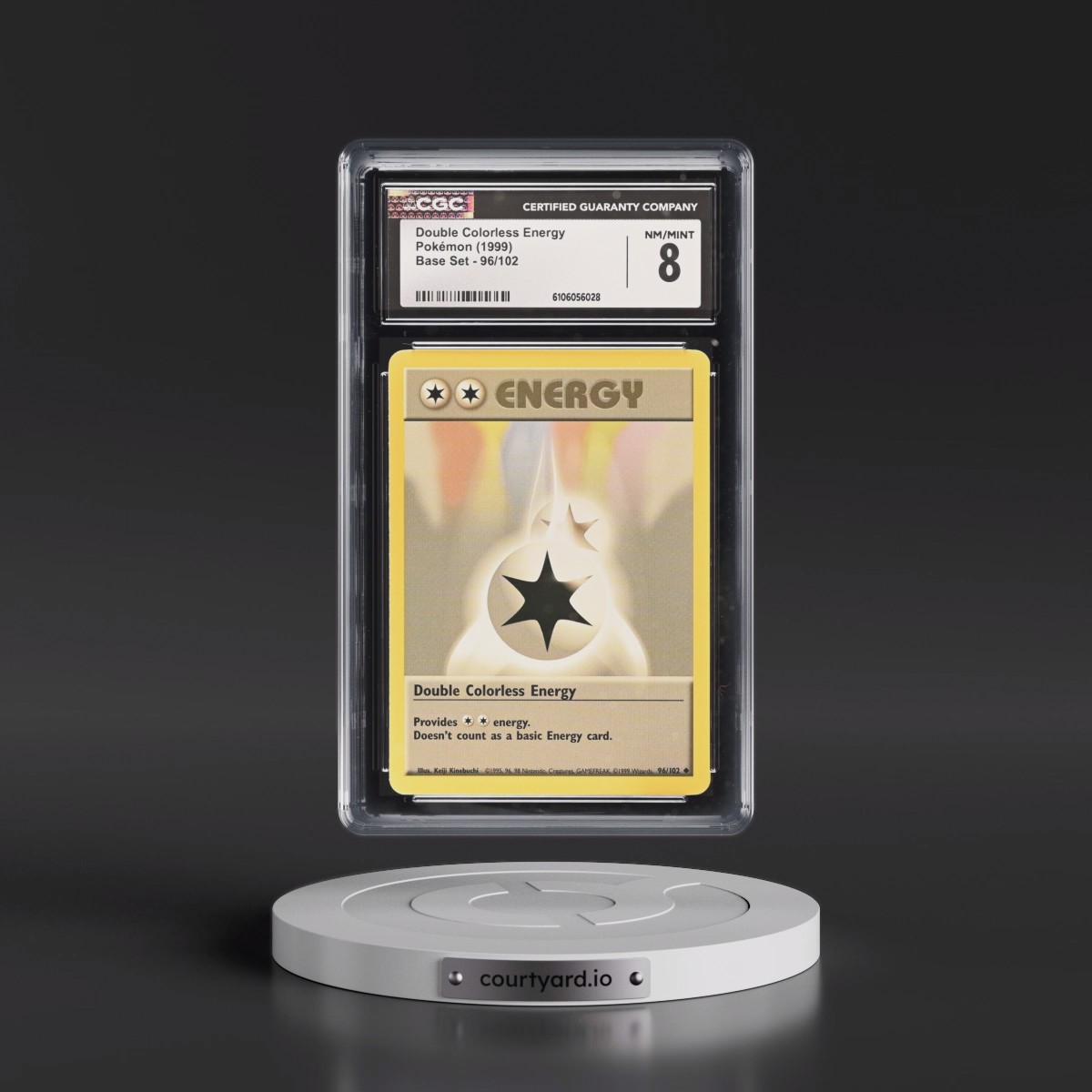 1999 Base Set #96/102 Double Colorless Energy (CGC 8 NM-MT)