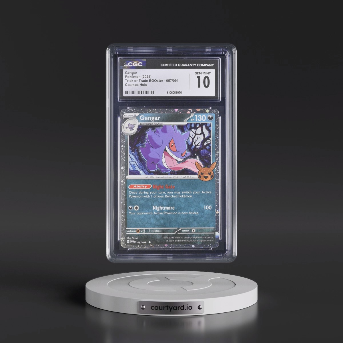 2024 Pokémon Trick or Trade #057 Gengar (CGC 10 GEM MINT)