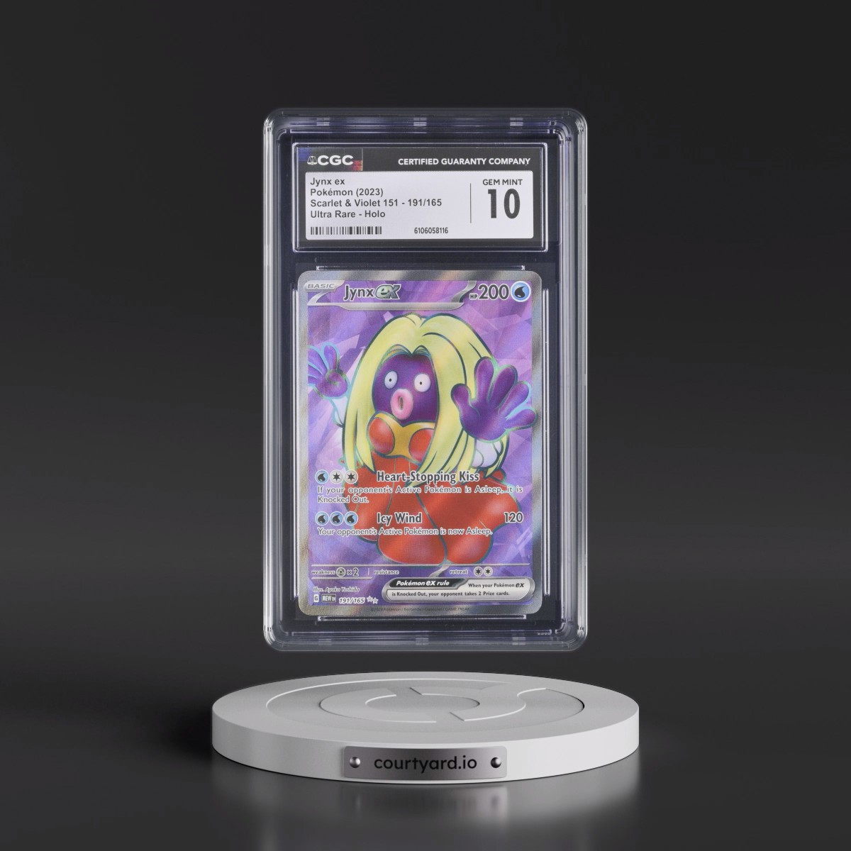 2023 Scarlet & Violet 151 - MEW EN #191/165 Jynx ex - Ultra Rare Holo (CGC 10 GEM MINT)