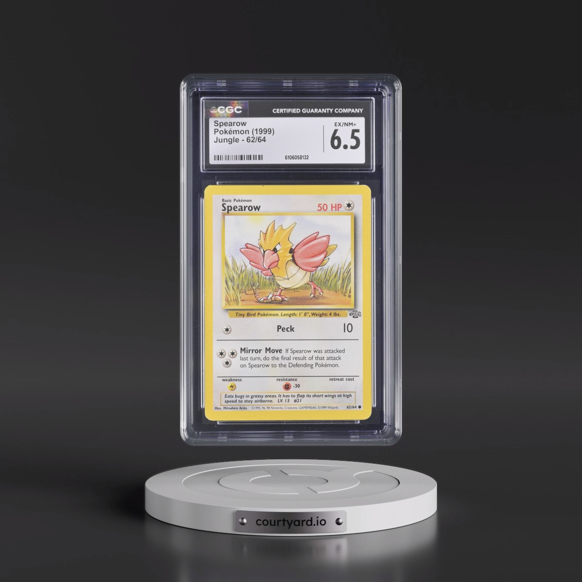 1999 Jungle #62/64 Spearow (CGC 6.5 EX-NM+)
