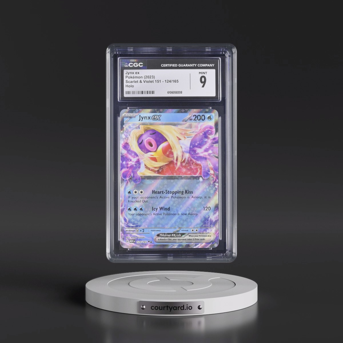 2023 Scarlet & Violet 151 - MEW EN #124/165 Jynx ex - Holo (CGC 9 MINT)
