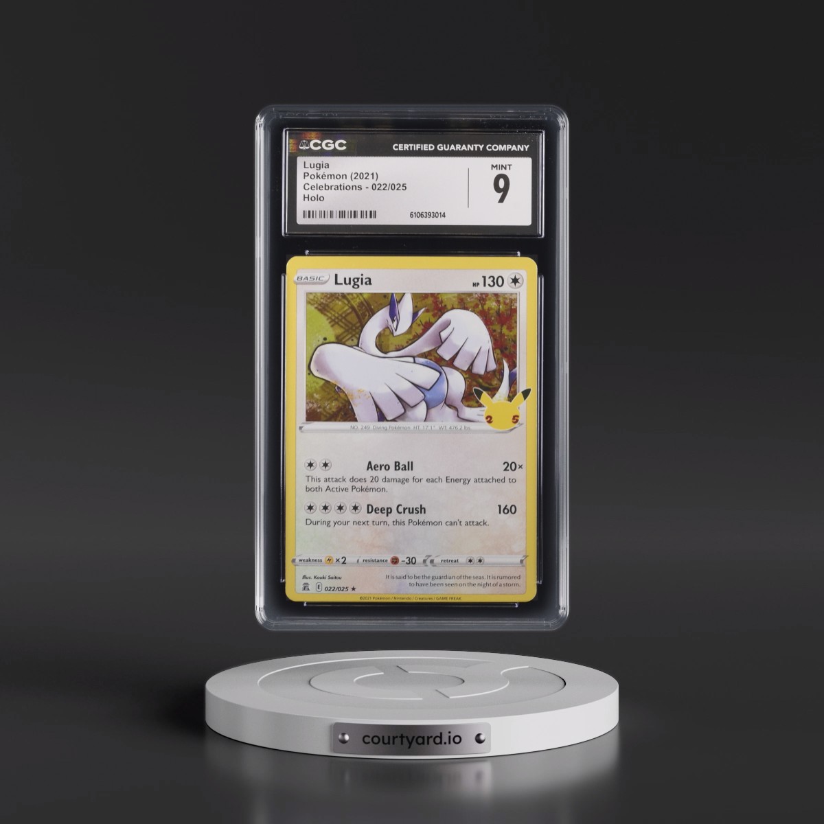 2021 Celebrations Lugia - Holo #022/025 CGC 9