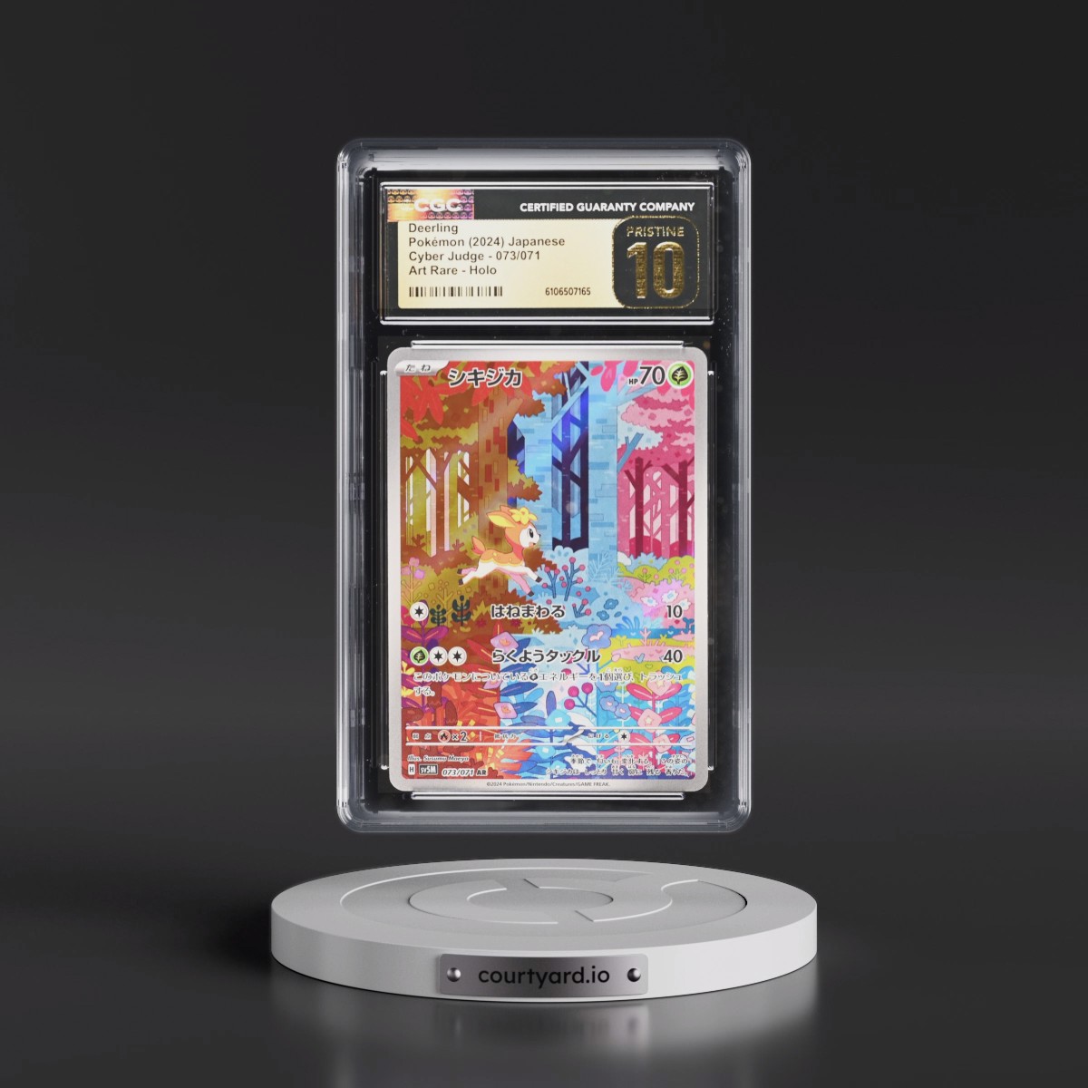 2024 Cyber Judge #073/071 Deerling - Art Rare Holo (CGC 10 PRISTINE)