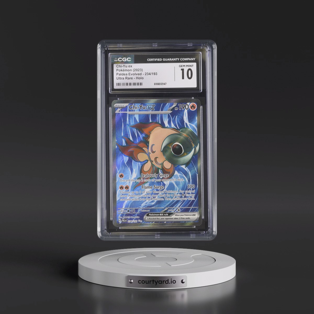 2023 Paldea Evolved - PAL EN #234/193 Chi-Yu ex - Ultra Rare (CGC 10 GEM MINT)