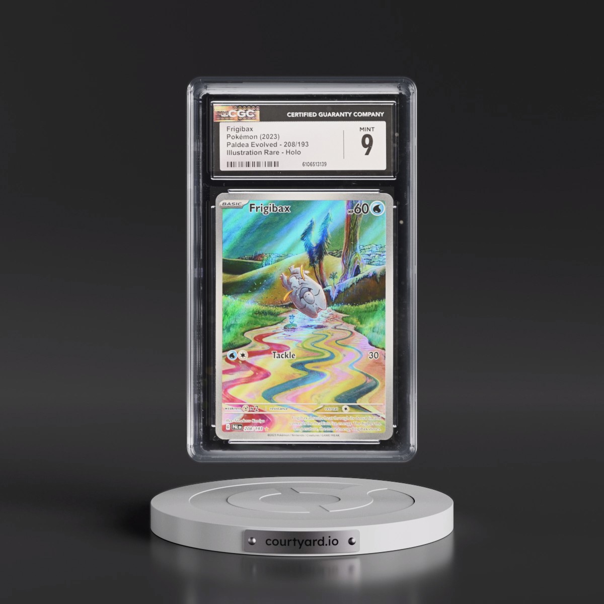 2023 Paldea Evolved - PAL EN #208/193 Frigibax - Illustration Rare Holo (CGC 9 MINT)