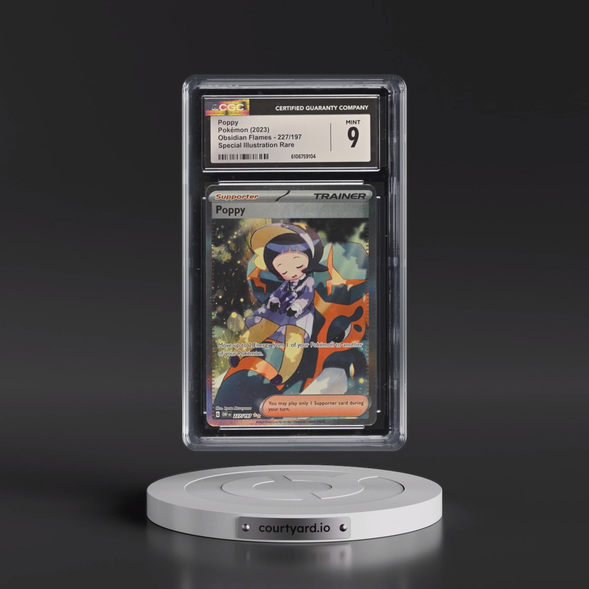 2023 Obsidian Flames - OBF EN #227/197 Poppy - Special Illustration Rare (Holo) (CGC 9 MINT)
