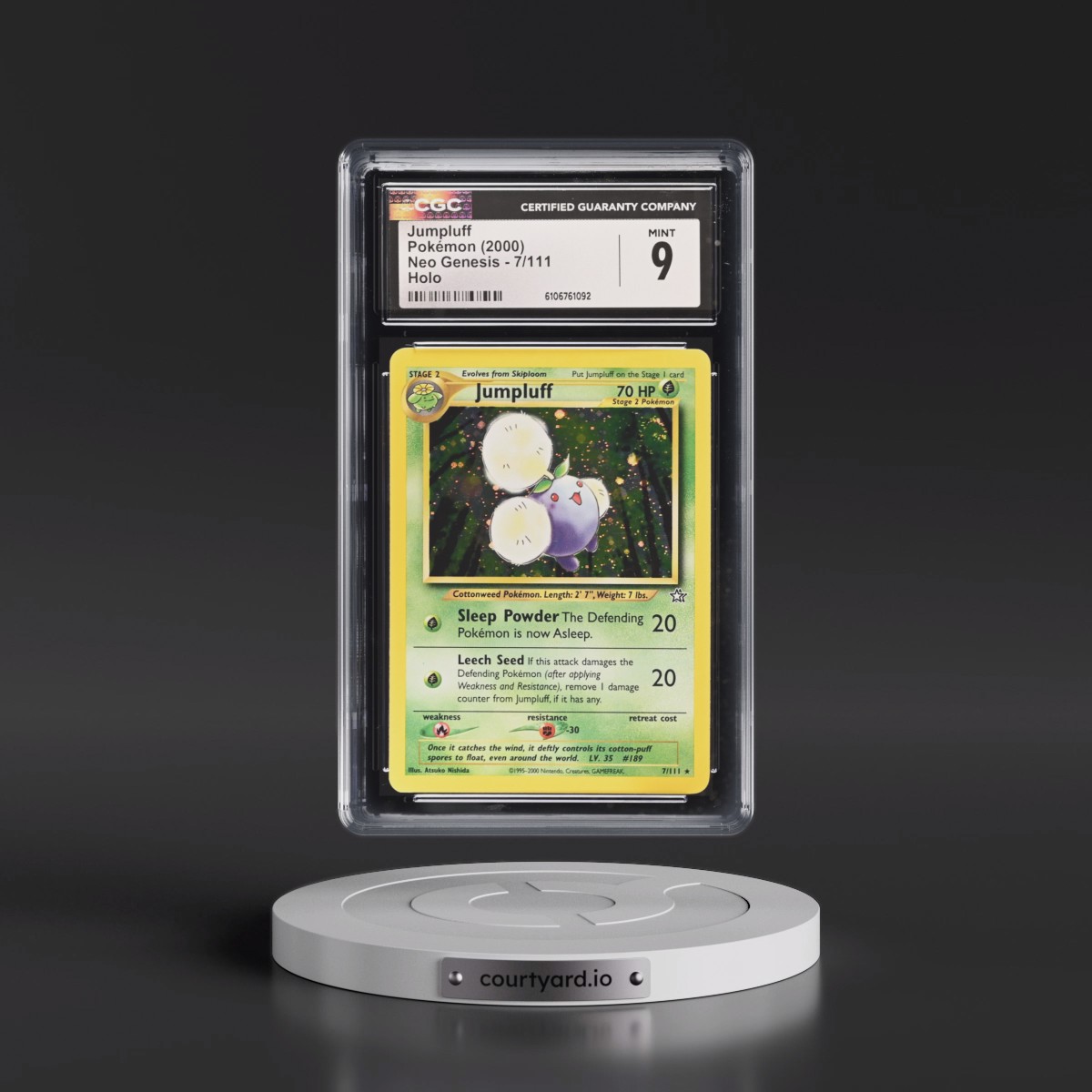 2000 Neo Genesis #7/111 Jumpluff - Holo (CGC 9 MINT)