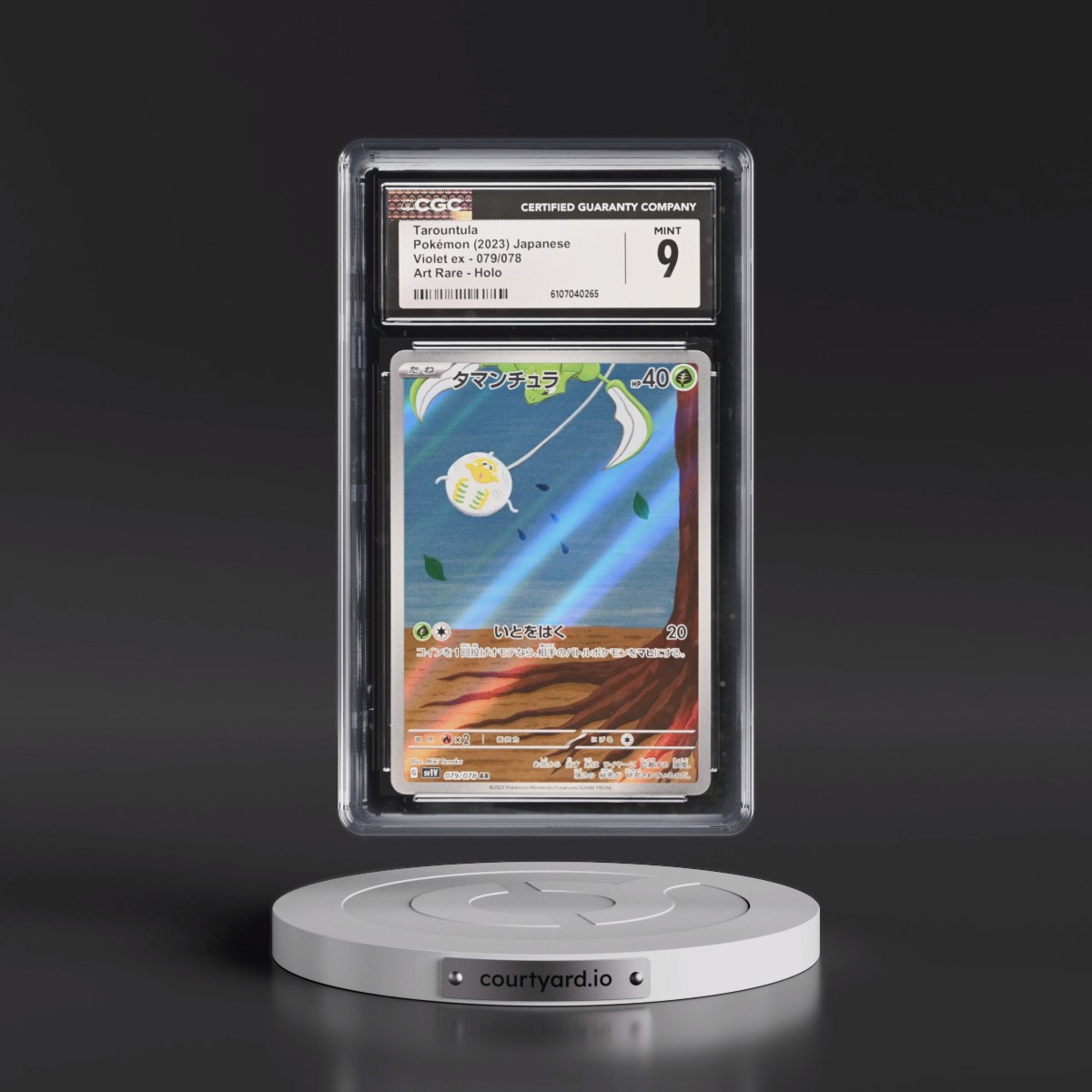 2023 Violet ex #079/078 Tarountula - Art Rare Holo (CGC 9 MINT)