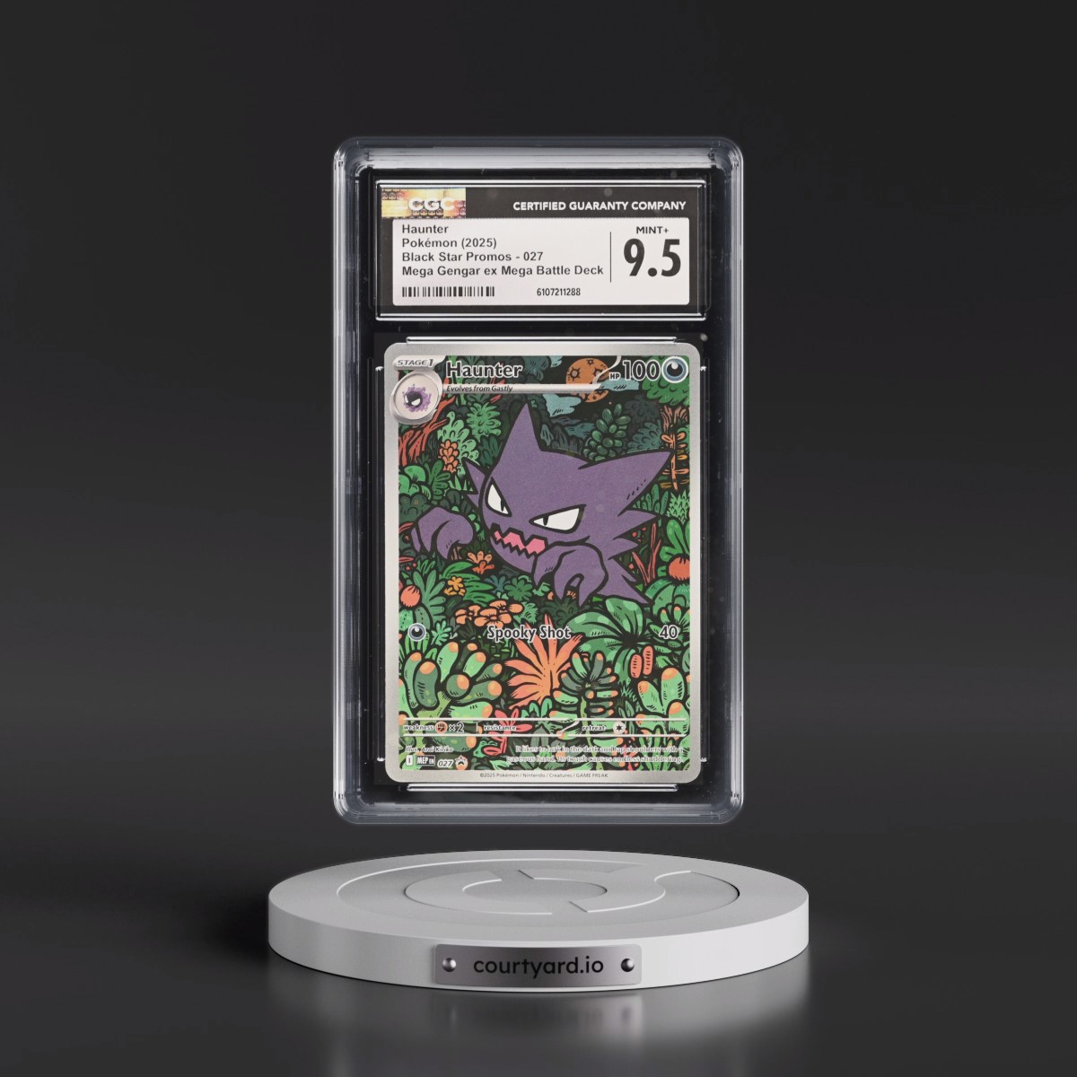 2025 Black Star Promos - Mega Evolution MEP EN #027 Haunter - Mega Gengar ex Mega Battle Deck (Holo) (CGC 9.5 MINT+)