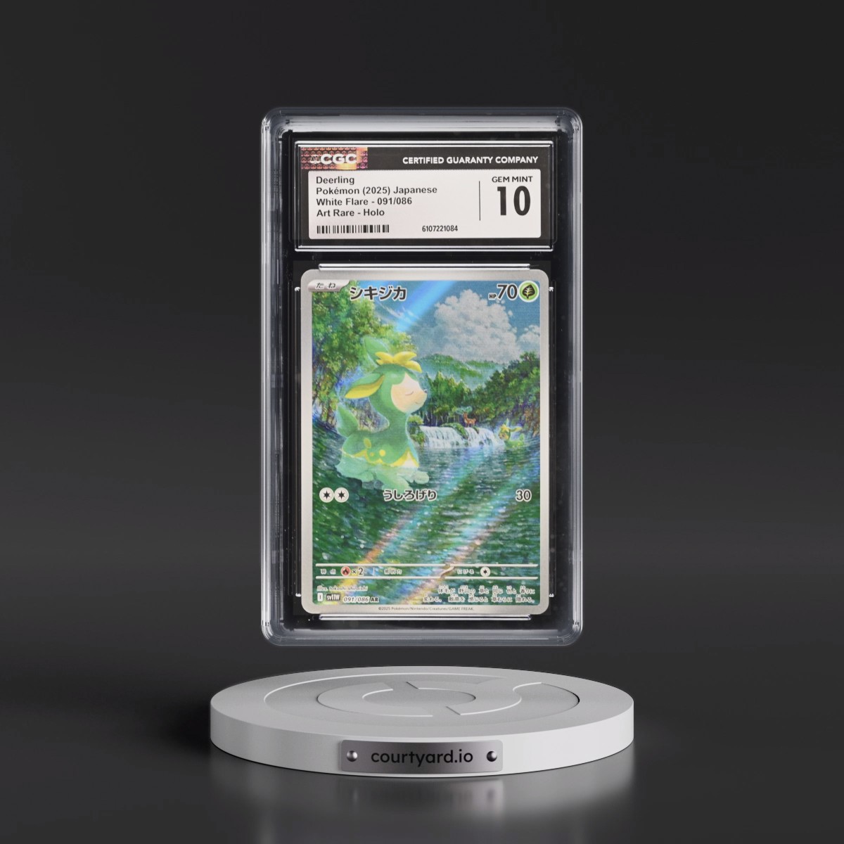2025 White Flare - sv11W #091/086 Deerling - Art Rare Holo (CGC 10 GEM MINT)