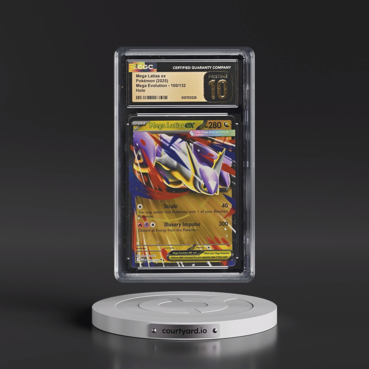 2025 Mega Evolution - MEG EN #100/132 Mega Latias ex - Holo (CGC 10 PRISTINE)
