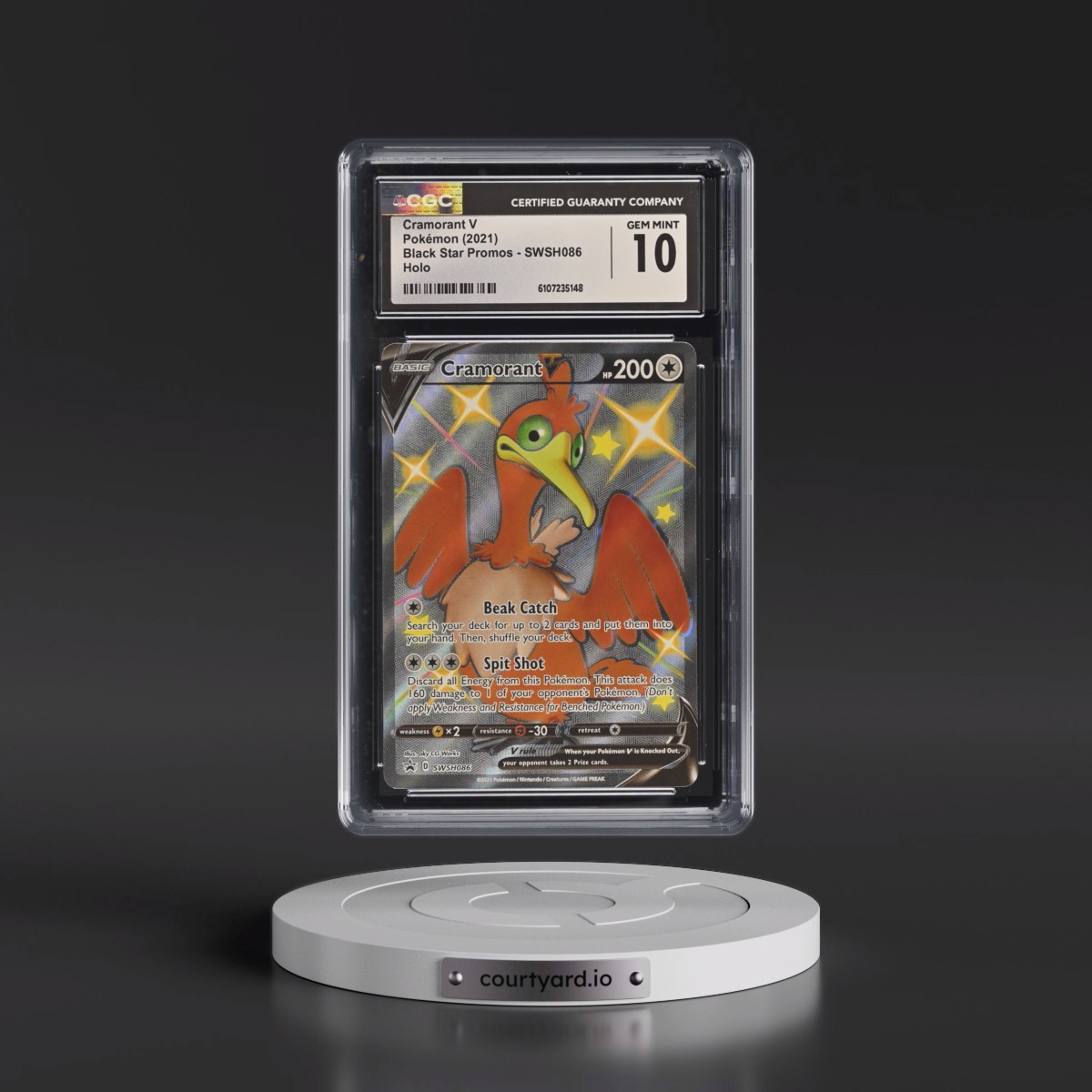 2017 Black Star Promos - Sword & Shield #SWSH086 Cramorant V - (Multiple Products) Holo (CGC 10 GEM MINT)