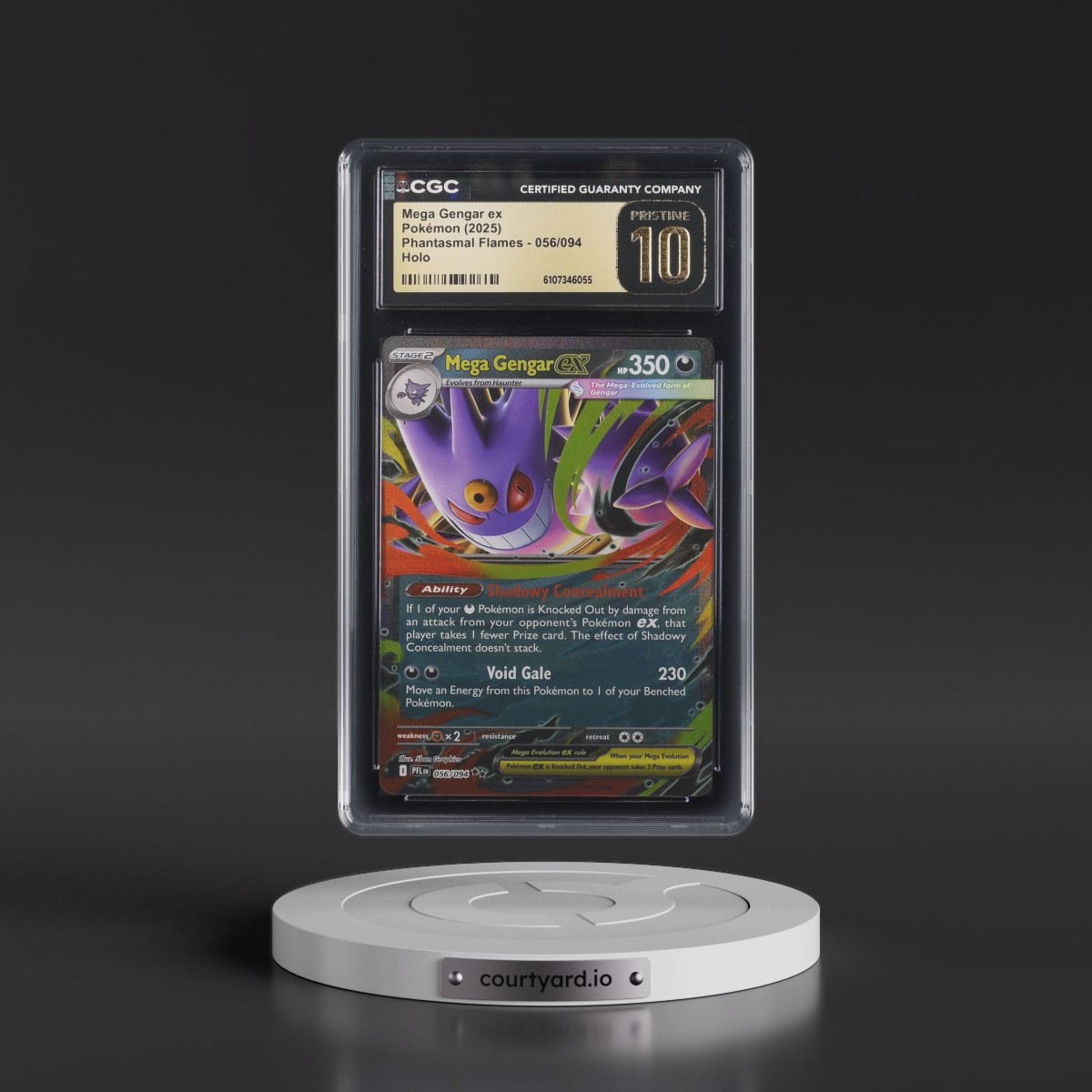 2025 Phantasmal Flames - PFL EN #056/094 Mega Gengar ex - Holo (CGC 10 PRISTINE)