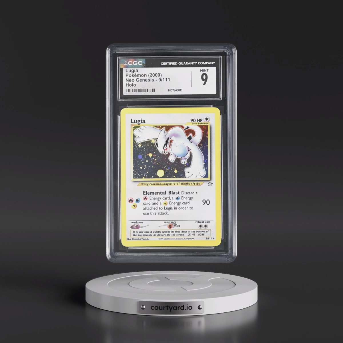 2000 Neo Genesis #9/111 Lugia - Holo (CGC 9 MINT)