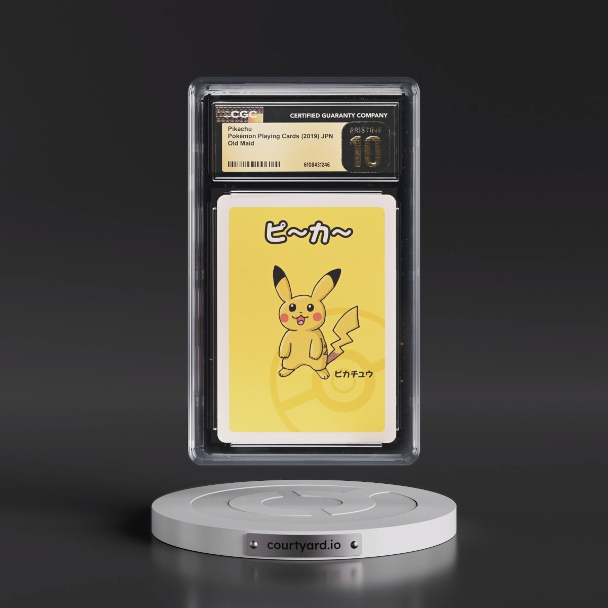 2019 Old Maid (Red Back) Pikachu CGC 10