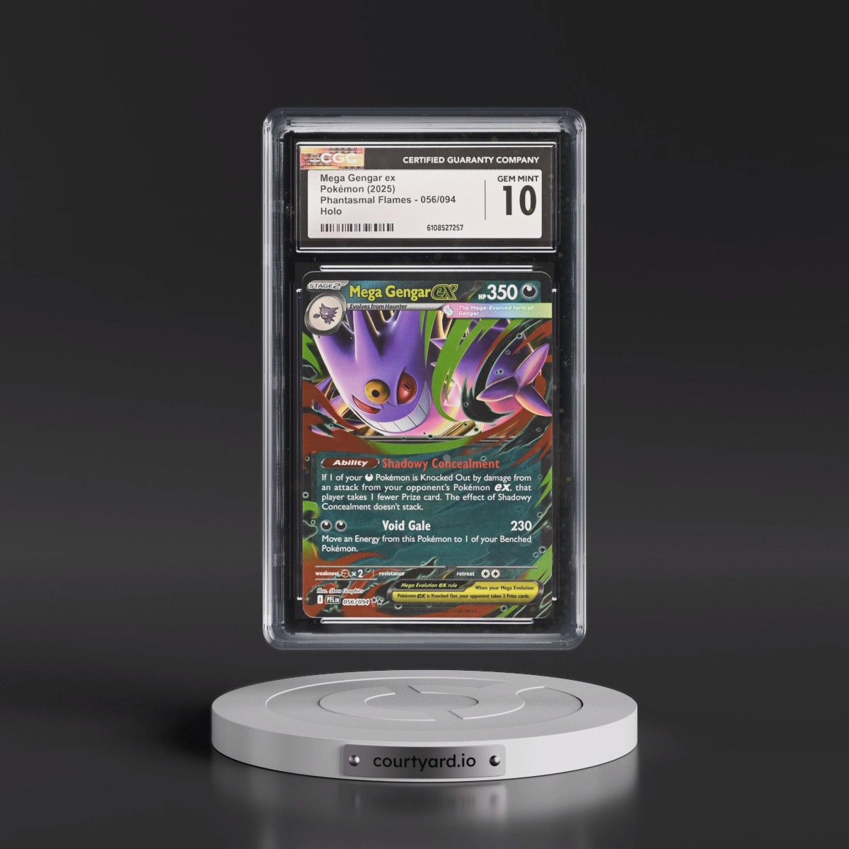 2025 Phantasmal Flames - PFL EN #056/094 Mega Gengar ex - Holo (CGC 10 GEM MINT)
